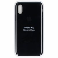 Apple Silicone Backcover Apple iPhone Xs / X - Black