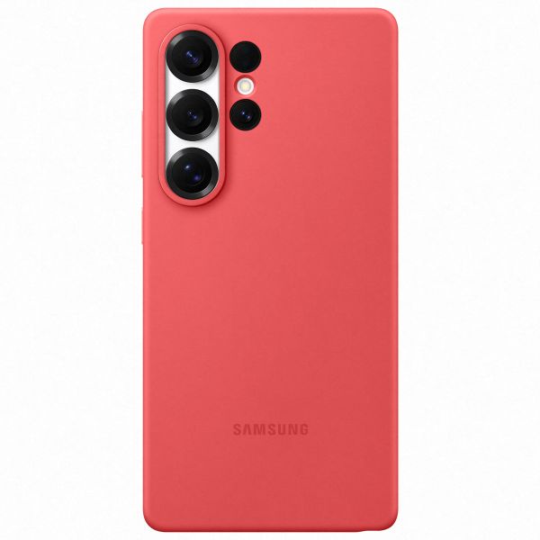 Samsung Originele Silicone Backcover Samsung Galaxy S25 Ultra - Rood