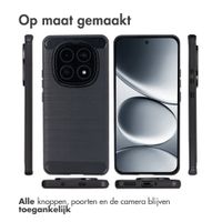 imoshion Brushed Backcover Xiaomi Redmi Note 15 Pro Plus (5G) - Zwart