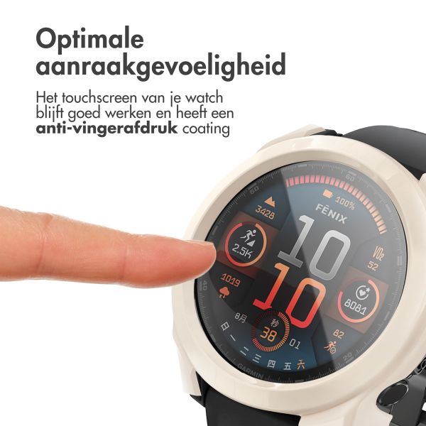 imoshion Full Cover Hardcase Garmin Fenix 8 - 43 mm - Beige