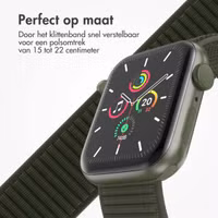 imoshion Nylon bandje Apple Watch Series 1 t/m 11 / SE / Ultra (44/45/46/49 mm) - Army Green