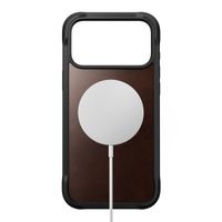 Nomad Rugged Horween Leather Backcover Apple iPhone 17 Pro Max - Rustic Brown