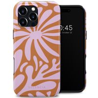 Selencia Vivid Tough Backcover met MagSafe iPhone 16 Pro Max - Modern Bloom Pink