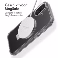Accezz Ring Stand Backcover met MagSafe Apple iPhone 16 - Transparant