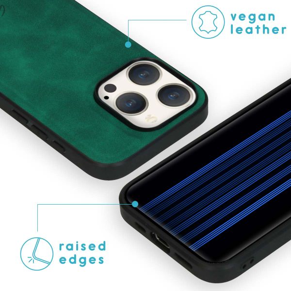 imoshion Uitneembare 2-in-1 Luxe Bookcase Apple iPhone 15 Pro - Donkergroen