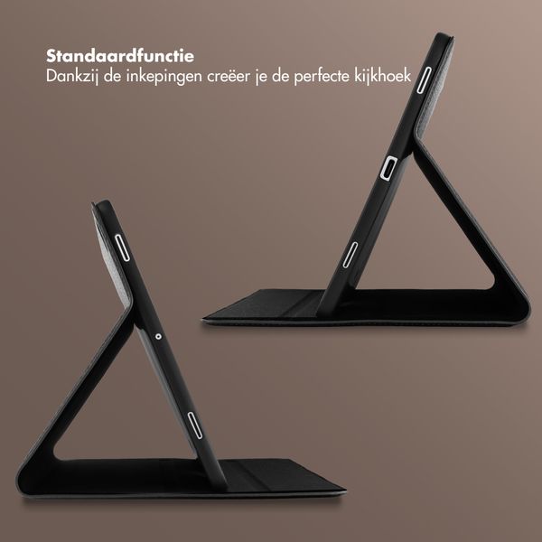 Selencia Riva Bookcase Samsung Galaxy Tab S11 - Zwart