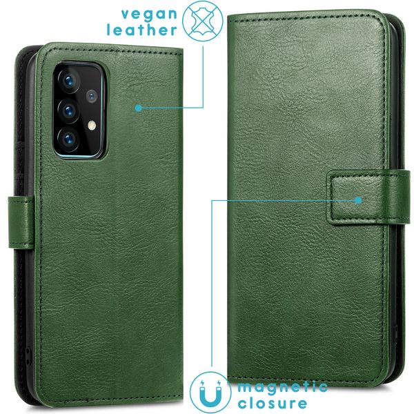 imoshion Luxe Bookcase Samsung Galaxy A72 - Groen