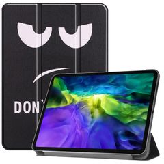 imoshion Design Trifold Bookcase iPad Pro 11 (2022 / 2021 / 2020 / 2018) - Don't touch