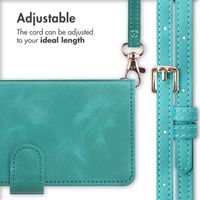 imoshion Bookcase with Strap Apple iPhone 12 (Pro) - Turquoise