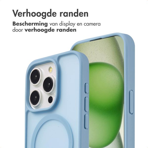 imoshion Color Guard Backcover met MagSafe iPhone 15 Pro - Lichtblauw