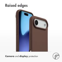 Accezz Liquid Silicone Back Cover with MagSafe Apple iPhone Air - New Tea Brown