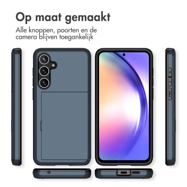 imoshion Backcover met pasjeshouder Samsung Galaxy A55 - Donkerblauw