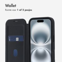 imoshion Transparante Bookcase met MagSafe Apple iPhone 16 - Zwart