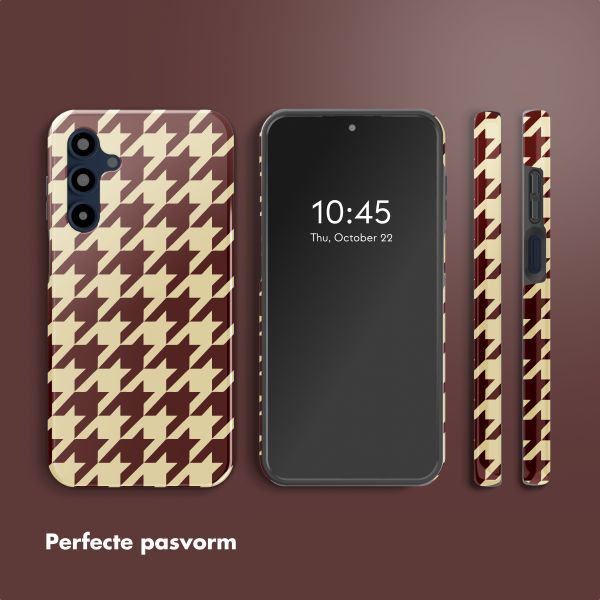 Selencia Vivid Backcover Samsung Galaxy A16 - Pied-de-Poule