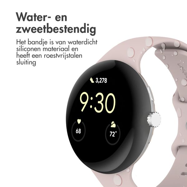 imoshion Siliconen⁺ bandje Google Pixel Watch 3 / 4 (45 mm) - Maat S - Roze