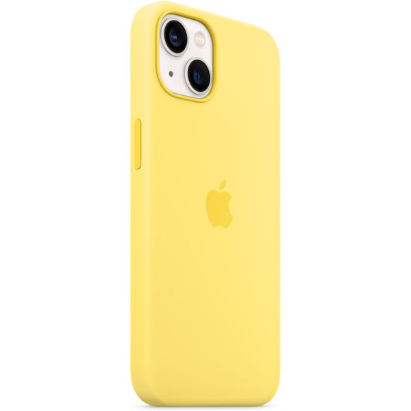 Apple Silicone Back Cover with MagSafe Apple iPhone 13 - Lemon Zest
