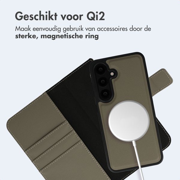 imoshion Uitneembare 2-in-1 Luxe Bookcase Samsung Galaxy S25 - Groen
