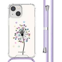 imoshion Design hoesje met koord iPhone 13 Mini - Sandstone Dandelion