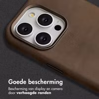 Accezz Vintage Leather Magsafe Backcover Apple iPhone 15 Pro - Rustic Brown