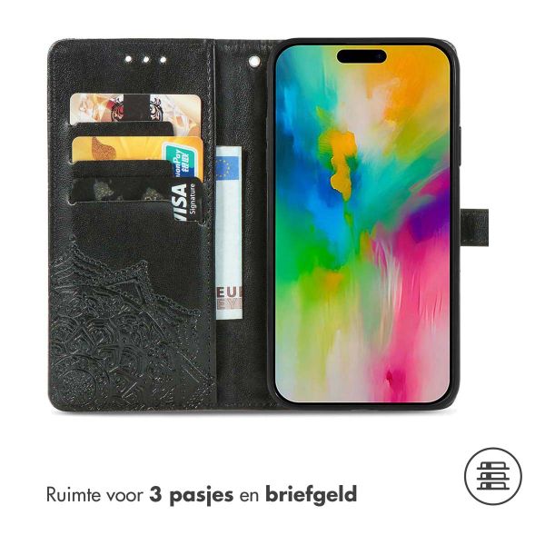 imoshion Mandala Bookcase Apple iPhone 17 - Zwart