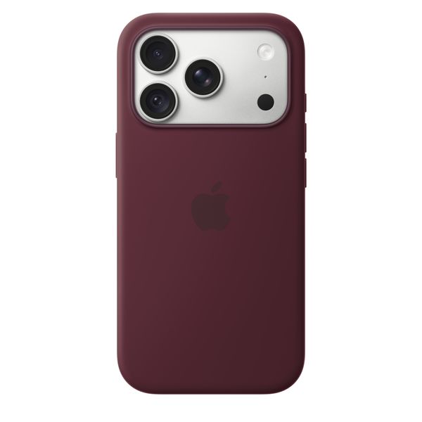 Apple Siliconenhoesje met MagSafe Apple iPhone 18 Pro - Burgundy