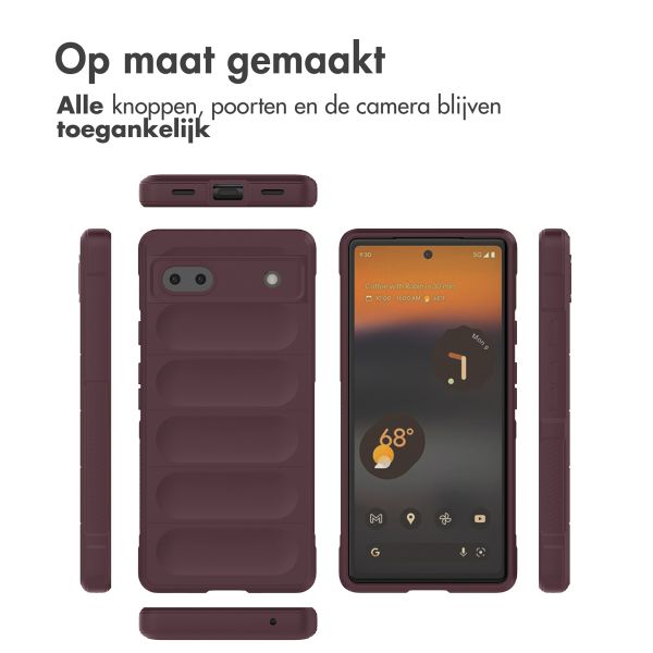 imoshion EasyGrip Backcover Google Pixel 6a - Aubergine