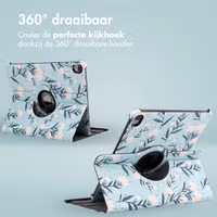 imoshion 360° Draaibare Design Bookcase Apple iPad Air 5 (2022) / Air 4 (2020) - Flowers