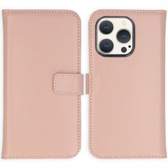 Selencia Echt Leren Bookcase Apple iPhone 15 Pro - Dusty Pink