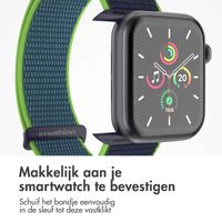 imoshion Nylon bandje Apple Watch Series 1 t/m 11 / SE / Ultra (44/45/46/49 mm) - Lime