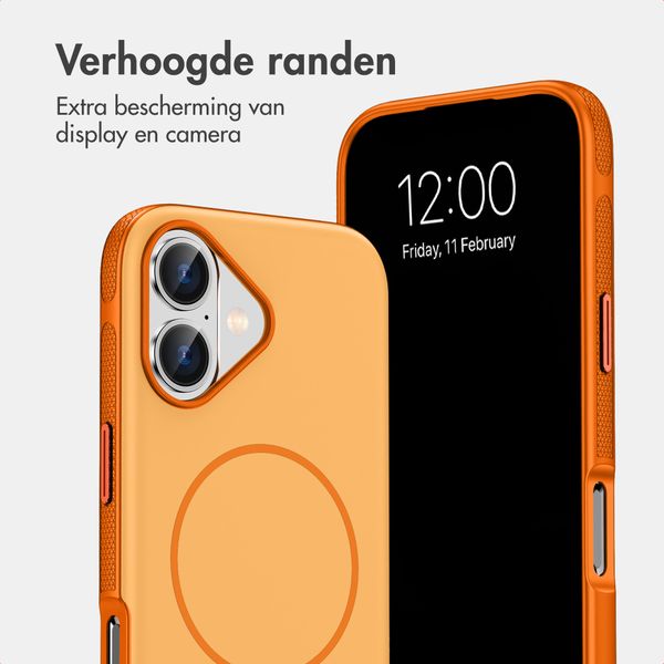 imoshion Color Backcover met Thin MagSafe Ring Apple iPhone 17 - Oranje