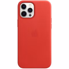 Apple Leather Backcover MagSafe Apple iPhone 12 Pro Max - Red