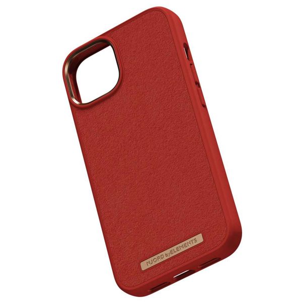 Njorð Collections Suède Comfort+ Case iPhone 14 - Burnt Orange