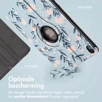 imoshion 360° Draaibare Design Bookcase Apple iPad Air 5 (2022) / Air 4 (2020) - Flowers
