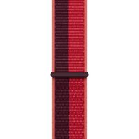 Apple Sport Loop band Apple Watch Series 1 t/m 9 / SE (38/40/41 mm) | Series 10 / 11 (42 mm) - Black / Red