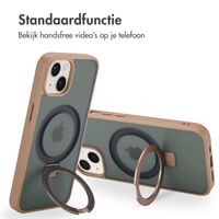 Accezz Ring Stand Backcover met MagSafe iPhone 13 - Brown