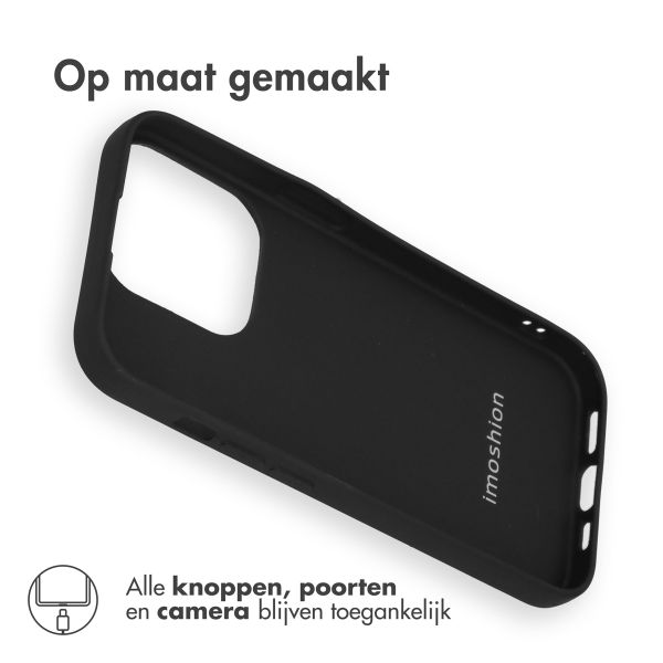 imoshion Color Backcover iPhone 15 Pro - Zwart