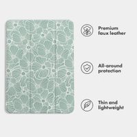 imoshion Design Trifold Case Apple iPad Air 11 inch (2026) M4 / (2025) M3 / (2024) M2 / Air 5 (2022) / Air 4 (2020) - Botanica