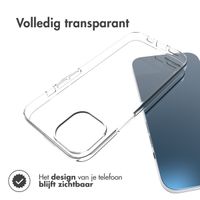 Accezz Clear Backcover Apple iPhone 14 - Transparant