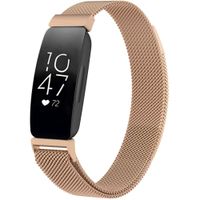 imoshion Milanees magnetisch bandje Fitbit Inspire - Maat M - Rosé Goud