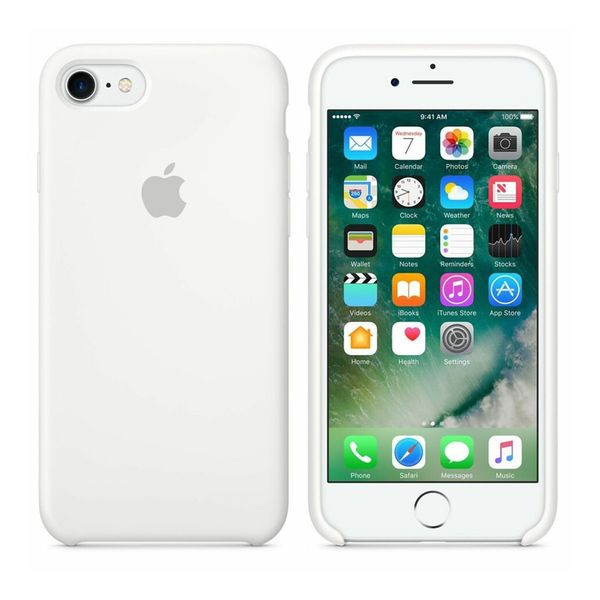 Apple Silicone Backcover Apple iPhone SE (2022 / 2020) / 8 / 7 - White