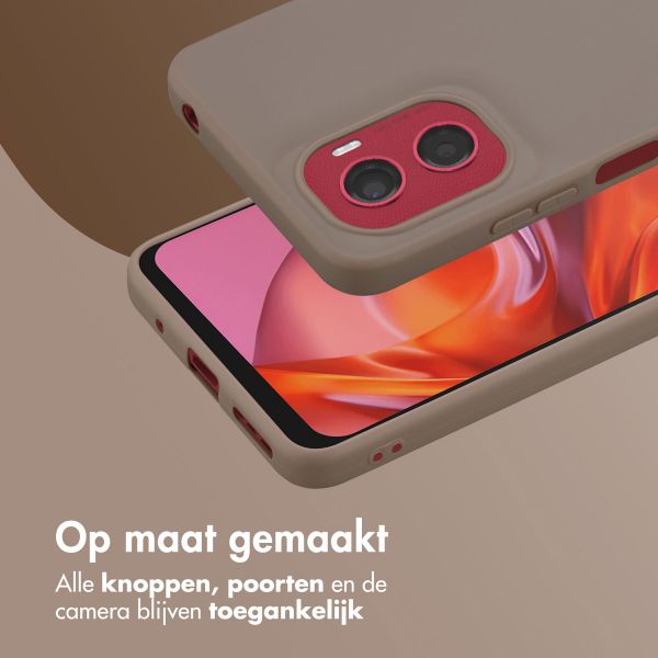 imoshion Color Backcover Motorola Moto G05 / E15 - Bruin