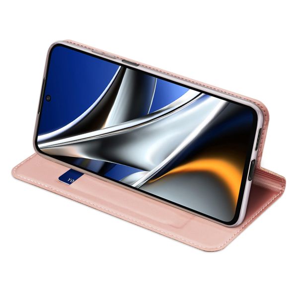 Dux Ducis Slim Softcase Bookcase Xiaomi Poco X4 Pro 5G - Rose Goud