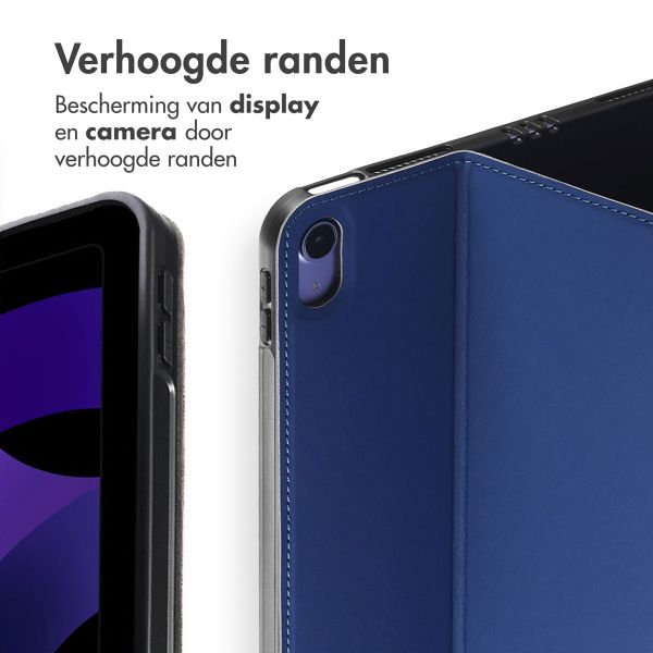 Accezz Classic Tablet Case Apple iPad Air 11 inch (2025) M3 / (2024) M2 / Air 5 (2022) / Air 4 (2020) - Donkerblauw