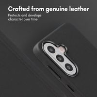 Accezz Leather Case with MagSafe Samsung Galaxy A57 (5G) - Onyx Black