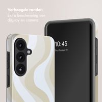 Selencia Vivid Backcover met MagSafe Samsung Galaxy S26 FE - Desert Waves Beige