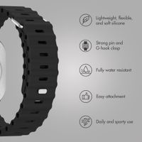 Accezz Ocean band Apple Watch | 38/40/41/42 mm - Black