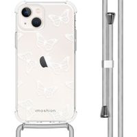 imoshion Design hoesje met koord iPhone 13 - Butterfly