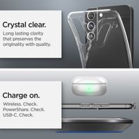 Spigen Crystal Flex Backcover Samsung Galaxy S22 - Transparant