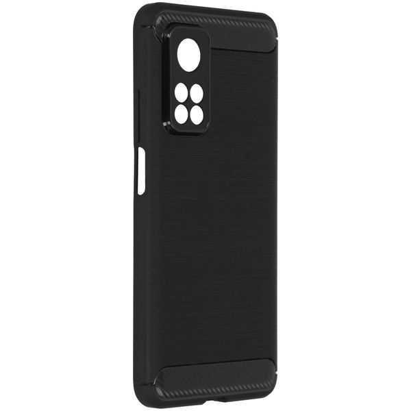 Brushed Backcover Xiaomi Mi 10T (Pro) - Zwart