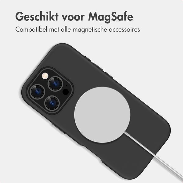 imoshion Color Backcover met Thin MagSafe Ring Apple iPhone 16 Pro - Zwart